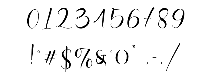 Mollitha Demo Font OTHER CHARS
