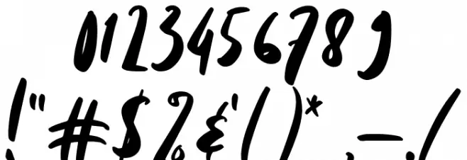 Mollroy Font OTHER CHARS