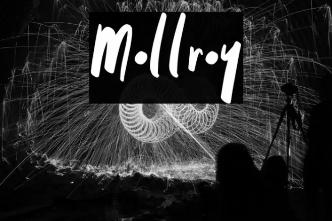 Mollroy Font examples