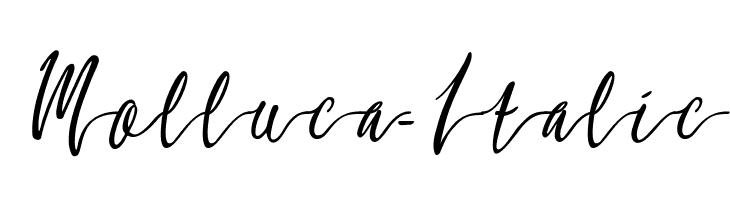 Molluca-Italic Fonte