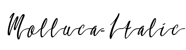 Molluca-Italic  Free Fonts Download