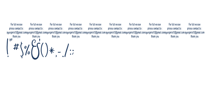 Molluca-Italic Other Characters