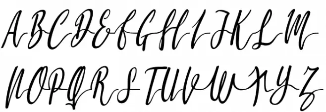 Molluca-Italic Polices MAJUSCULES