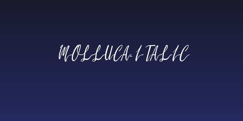 Molluca-Italic Social Header