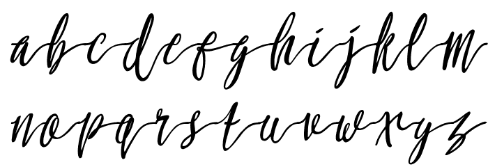 Molluca-Italic Fonte MINÚSCULAS