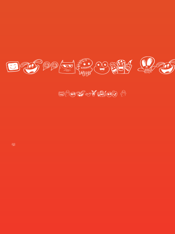 Mollusca Doodle Outline Poster