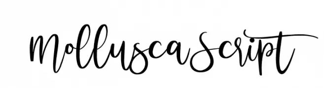 Mollusca Script  Скачать бесплатные шрифты