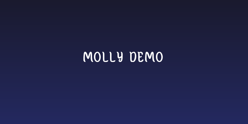 Molly DEMO Social Header