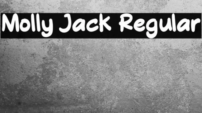 Molly Jack Regular Font examples