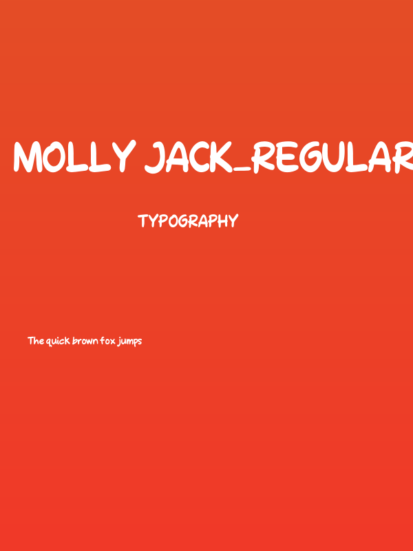 Molly Jack_Regular_Demo Poster