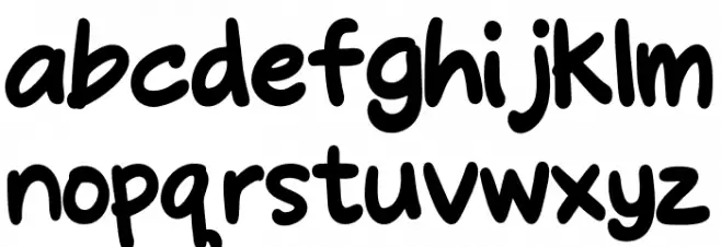 Molly Jack_Regular_Demo Caratteri MINUSCOLO