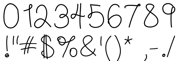 Molly is the Best Bold Font OTHER CHARS