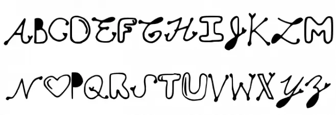 MollyMFont フォント 大文字