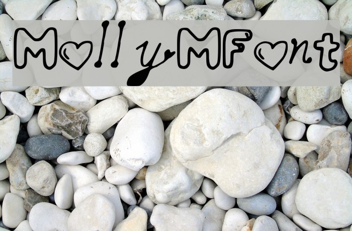 MollyMFont Font examples