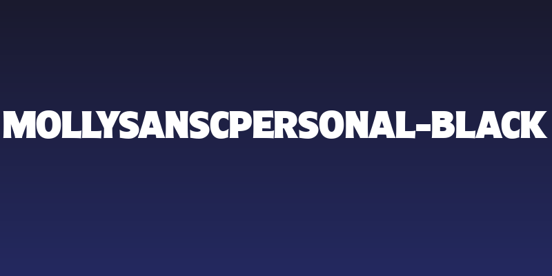 MollySansCPERSONAL-Black Social Header