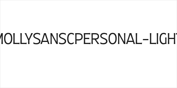 MollySansCPERSONAL-Light Logo
