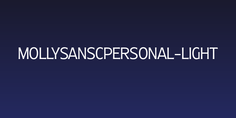 MollySansCPERSONAL-Light Social Header