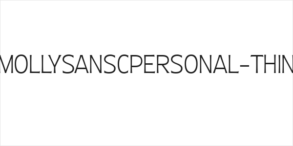 MollySansCPERSONAL-Thin Logo