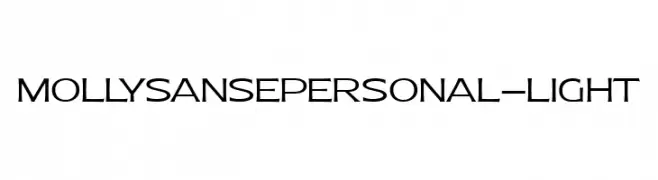 MollySansEPERSONAL-Light  font caratteri gratis