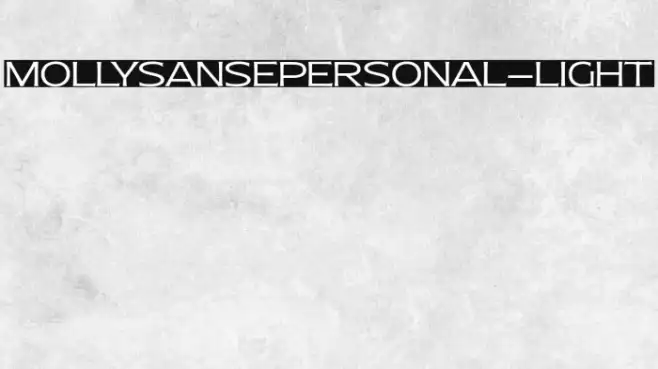 MollySansEPERSONAL-Light Example 3