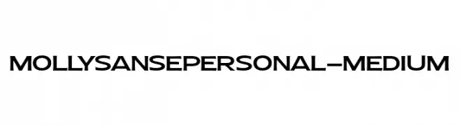 MollySansEPERSONAL-Medium  font caratteri gratis
