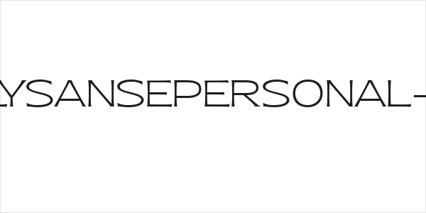 MollySansEPERSONAL-Thin Logo