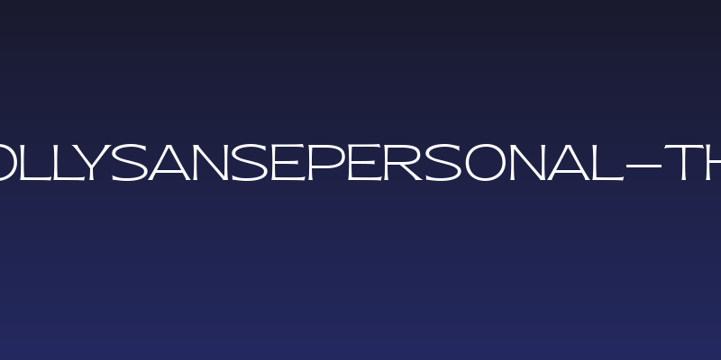 MollySansEPERSONAL-Thin Social Header