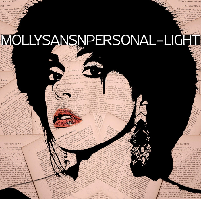 MollySansNPERSONAL-Light Example 3