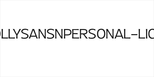 MollySansNPERSONAL-Light Logo
