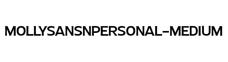MollySansNPERSONAL-Medium  font caratteri gratis
