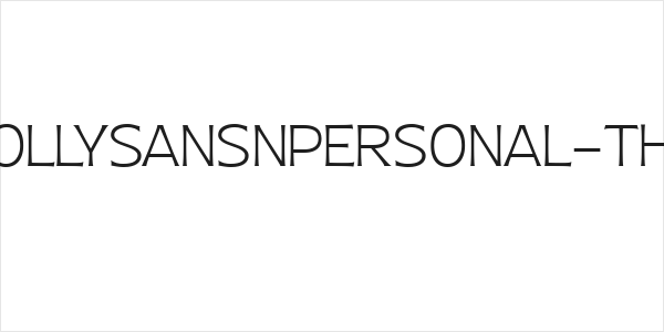 MollySansNPERSONAL-Thin Logo