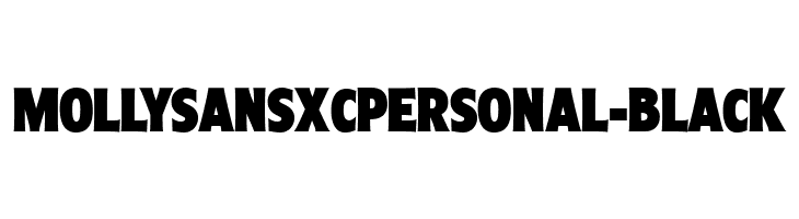 MollySansXCPERSONAL-Black  لخطوط تنزيل
