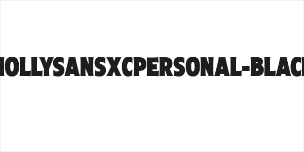 MollySansXCPERSONAL-Black Logo