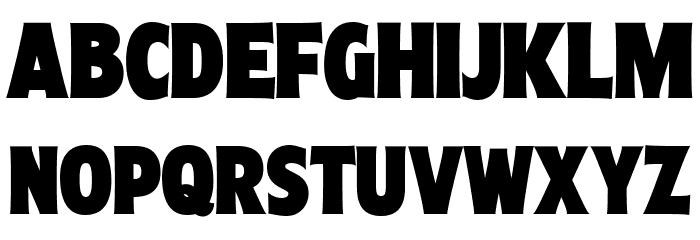 MollySansXCPERSONAL-Black Font LOWERCASE