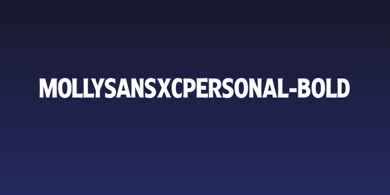 MollySansXCPERSONAL-Bold Social Header