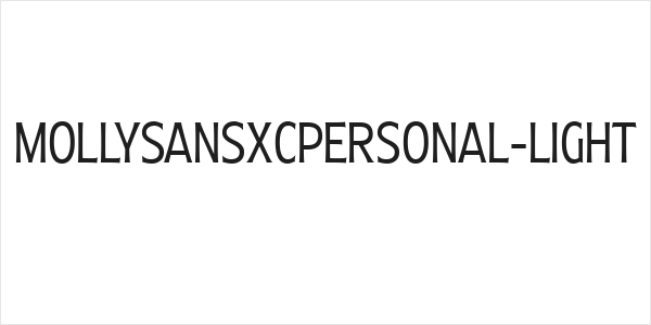 MollySansXCPERSONAL-Light Logo