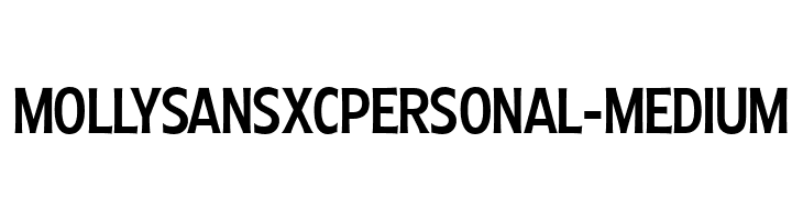 MollySansXCPERSONAL-Medium  baixar fontes gratis