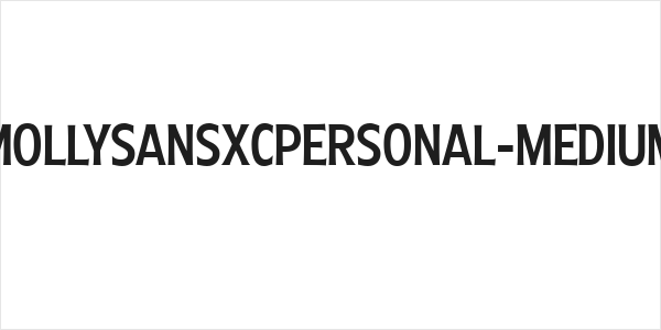 MollySansXCPERSONAL-Medium Logo
