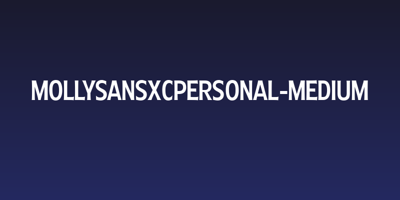 MollySansXCPERSONAL-Medium Social Header
