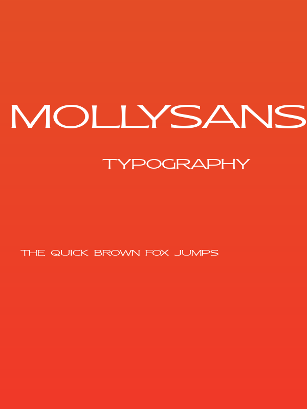 MollySansXEPERSONAL-Light Poster