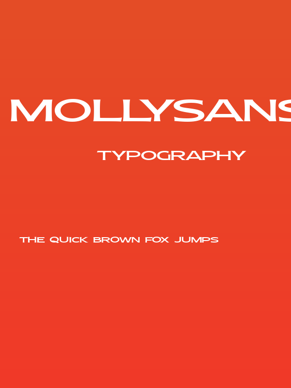 MollySansXEPERSONAL-Medium Poster