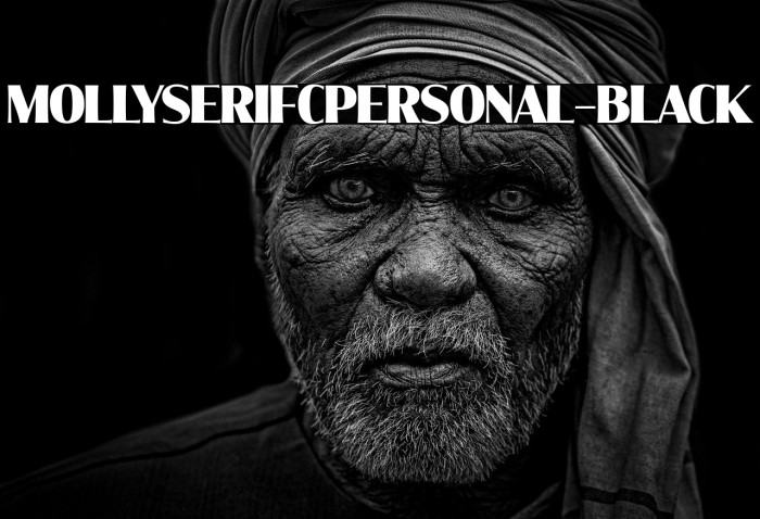 MollySerifCPERSONAL-Black Example 1
