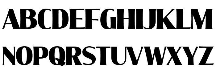 MollySerifCPERSONAL-Black Font LOWERCASE
