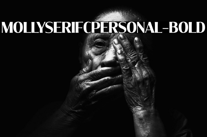 MollySerifCPERSONAL-Bold Example 2