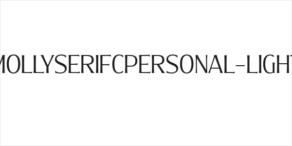 MollySerifCPERSONAL-Light Logo
