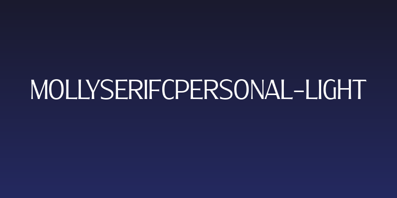 MollySerifCPERSONAL-Light Social Header