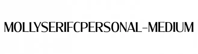 MollySerifCPERSONAL-Medium  Frei Schriftart Herunterladen