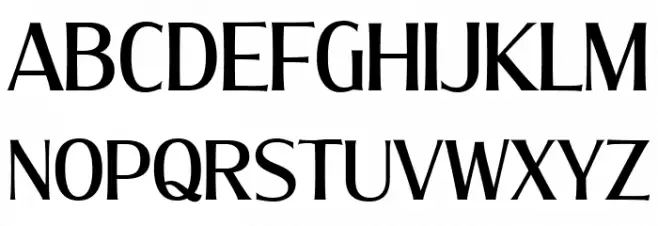 MollySerifCPERSONAL-Medium Schriftart Groß