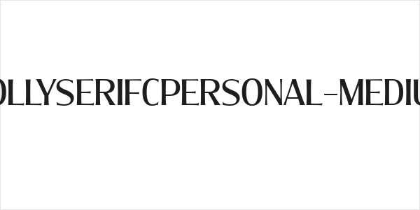 MollySerifCPERSONAL-Medium Logo