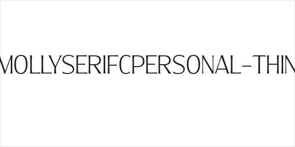 MollySerifCPERSONAL-Thin Logo